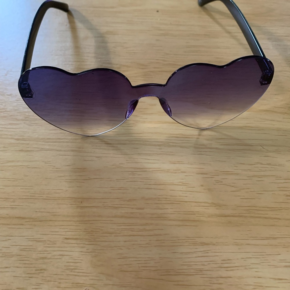 Purple and Black Semi-Rimless Sunglasses Modern Design